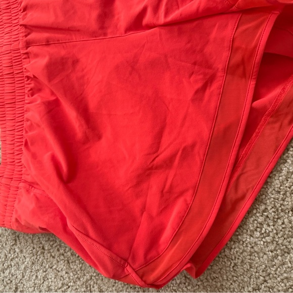 Athleta Women's Bright Red Athletic Shorts - Picture 3 of 7